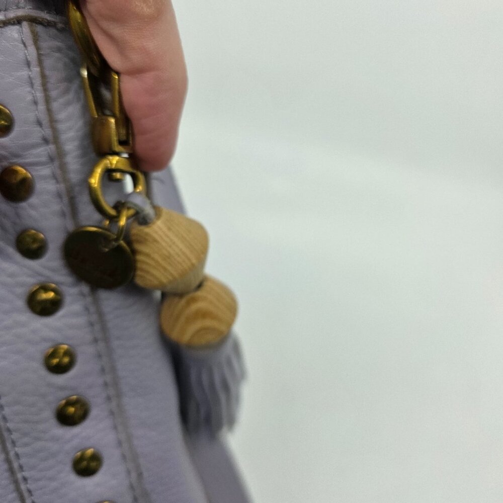 The Sak Collective Lavender Pebbled Leather Studded Crossbody Bag - Picture 5 of 14